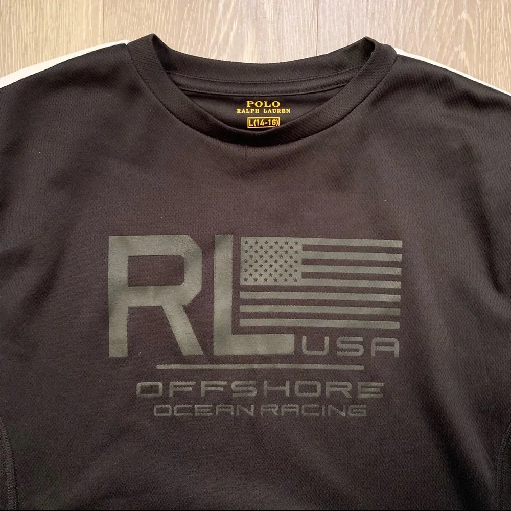 Polo Ralph Lauren Offshore Ocean Racing Athletic Shirt Youth Size Large (14-16)‎